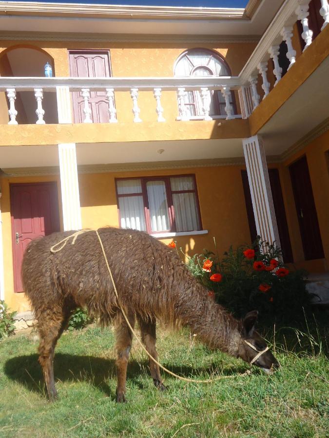 Hostal Del Sol Isla Del Sol Eksteriør bilde